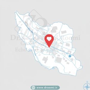 نقشه مسیر دسترسی به کلینیک دکتر سوندرومی در خیابان قصرالدشت