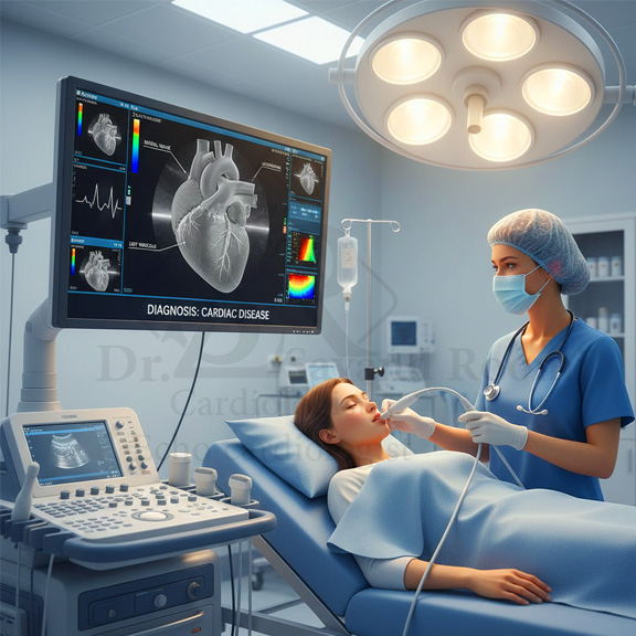 تصویر سه‌بعدی اکو مری از قلب انسان برای تشخیص بیماری‌های دریچه‌ای و ساختاری با دقت بالا