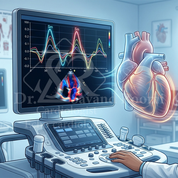 عملکرد سیستولیک قلب، Tissue Doppler Imaging، سرعت میوکارد، اکوکاردیوگرافی پیشرفته
