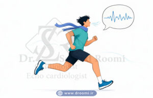 تصویر دوندهای که تعادل بین تنفس و ضربان قلب خود را در حین تمرین حفظ کرده است